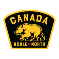 Canadian Bear Sticker by Noble North Co.