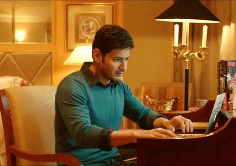 Pondering Mahesh Babu GIF