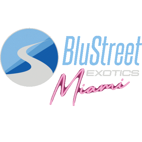 Miami Exotic Car Sticker by BluStreet