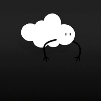 Cloud Umbrella GIF by michael tripolt / atzgerei