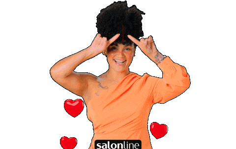 Heart Love Sticker by Salon Line