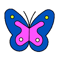 Butterfly Sticker by designstripe