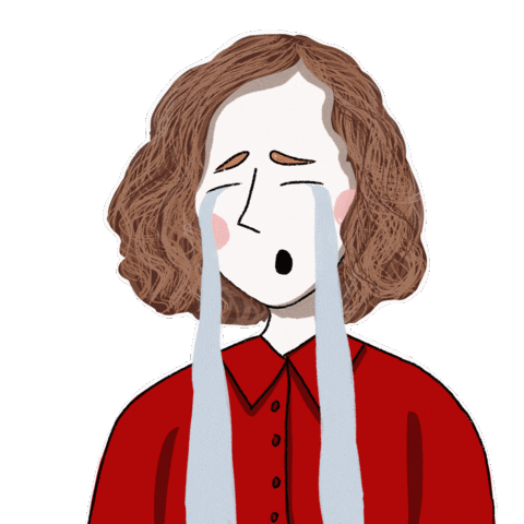 Sad Face Sticker