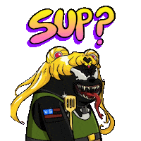 Good Morning Nft Sticker by SuperRareBears