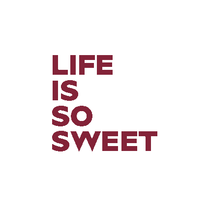 Life Is So Sweet Sticker by sweetburger