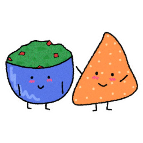 Chips And Dip Tacos Sticker by doozycrew