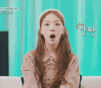 Shocked Bang Minah GIF