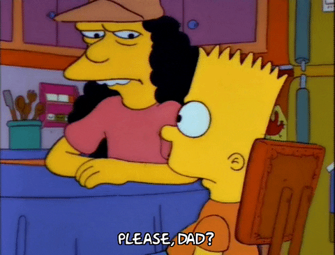 Asking Season 3 GIF by The Simpsons