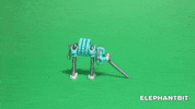 Robot Elephant GIF by TheOffbits