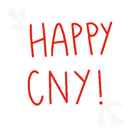 Chinese New Year Greetings Sticker by Anticlockwise