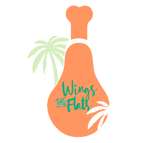 wingsandflats giphyupload chicken wings hot wings wings and flats Sticker