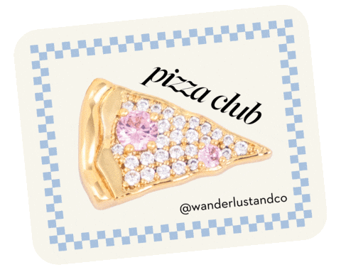 Pizza Wco Sticker by Wanderlustandco