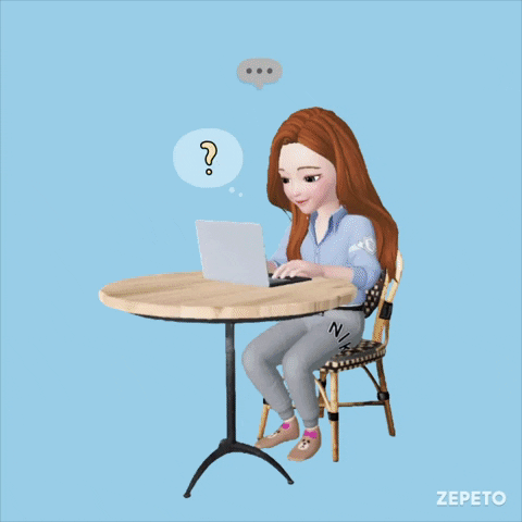zepeto_official giphyupload wfh work from home remote GIF