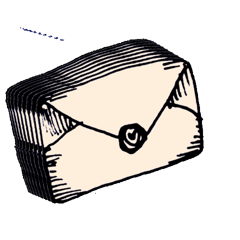 varsitycambridge i love you valentines day valentines envelope Sticker