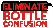 Bottle Eliminate Sticker by PLUS BRAND