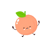 Happy Peach Blossom Sticker by CARESO