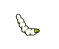 eatrotten bug grub maggot feedyourfreak Sticker