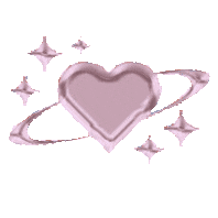 darkheartsfb hearts planet galaxy y2k Sticker