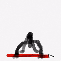 Weight Lifter Pencil GIF by Barbara Pozzi