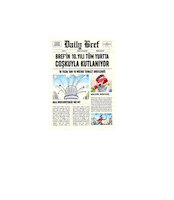 HenkelBref news enjoy read newspaper Sticker