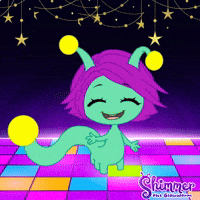 Happy Birthday Dancing GIF by ShimmertheGlowworm