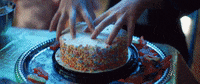 callmesaygrace eat cake yum dinner GIF