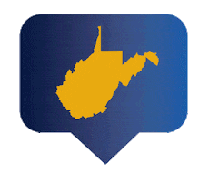 lets go college Sticker by WestVirginiaU