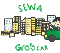 ride chat Sticker by Grab Indonesia