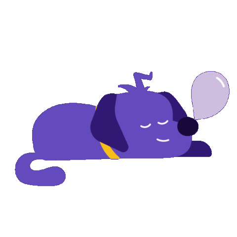 Walk15 giphyupload dog sleeping dog sleeping Sticker