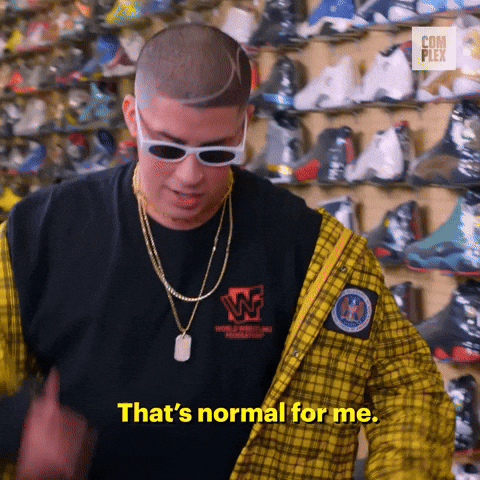Bad Bunny Sneaker Shopping GIF by Complex