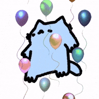 nubindia cat meme sad balloons GIF