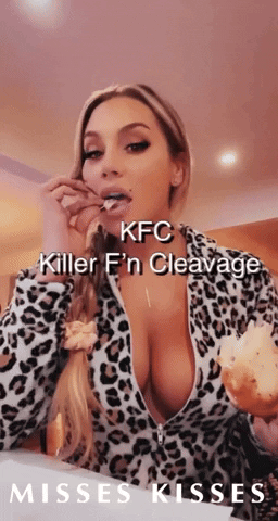 Fried Chicken Kfc GIF by Misses Kisses