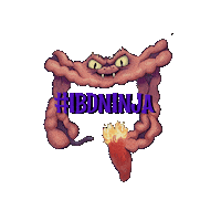 ColitisNinja colon ulcerative colitis crohns disease inflammatory bowel disease Sticker