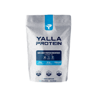 YallaProtein wheyprotein postworkout yallaprotein wheyproteinchocolate Sticker