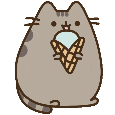 Ice Cream Cat Sticker by Pusheen