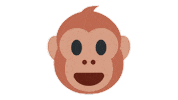 emojivid animals emoji emojivid monkeyface Sticker