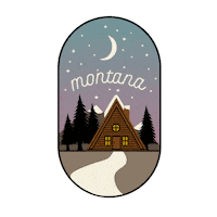 Winter Vacation Sticker by Visit Montana