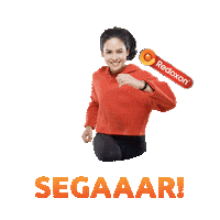 Orange Vitamin Sticker by Redoxon Indonesia