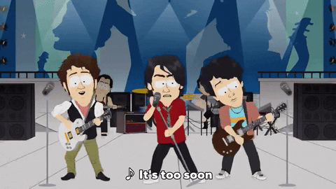 happy boy band GIF by South Park 
