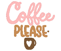 Coffee Time Love Sticker