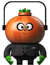 Happy Trick Or Treat Sticker by Mioe Studio