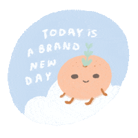 Orange Motivation Sticker