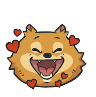 Pom Love Sticker