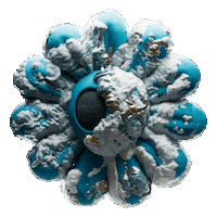 3D Displacement Sticker by Evan Hilton