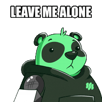Dont Bother Me Go Away Sticker by SuperVerse
