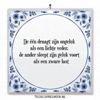 Troost Geluk GIF by Tegelspreuken.nl