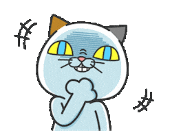 Cat Sneer Sticker