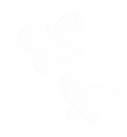 White Butterfly Summer Sticker