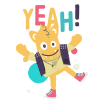 katapum happy yes yeah rock Sticker