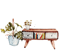Illustration Plants Sticker